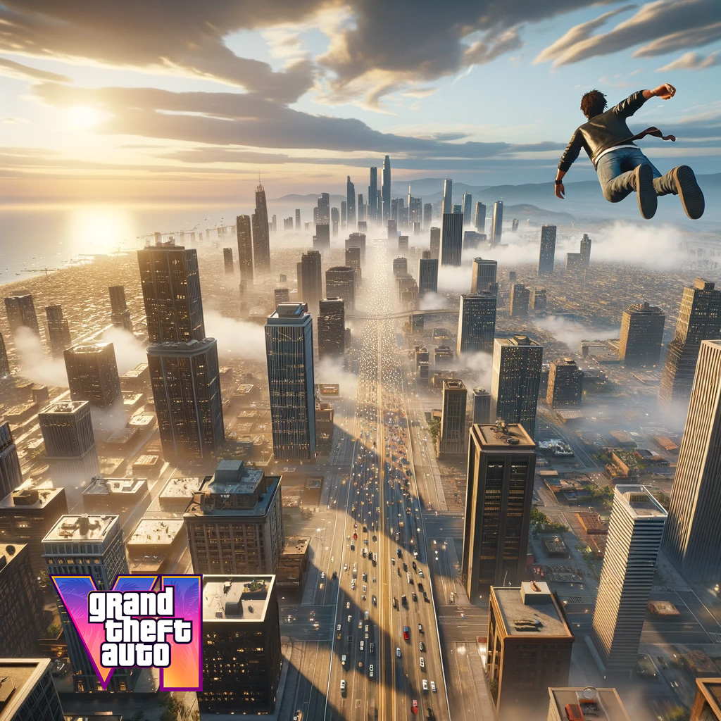 GTA 6 Character Flying