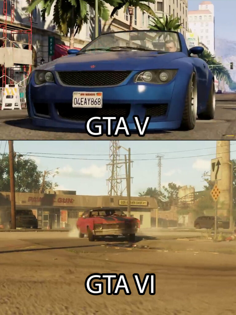 GTA 6 Car Graphics vs GTA 5